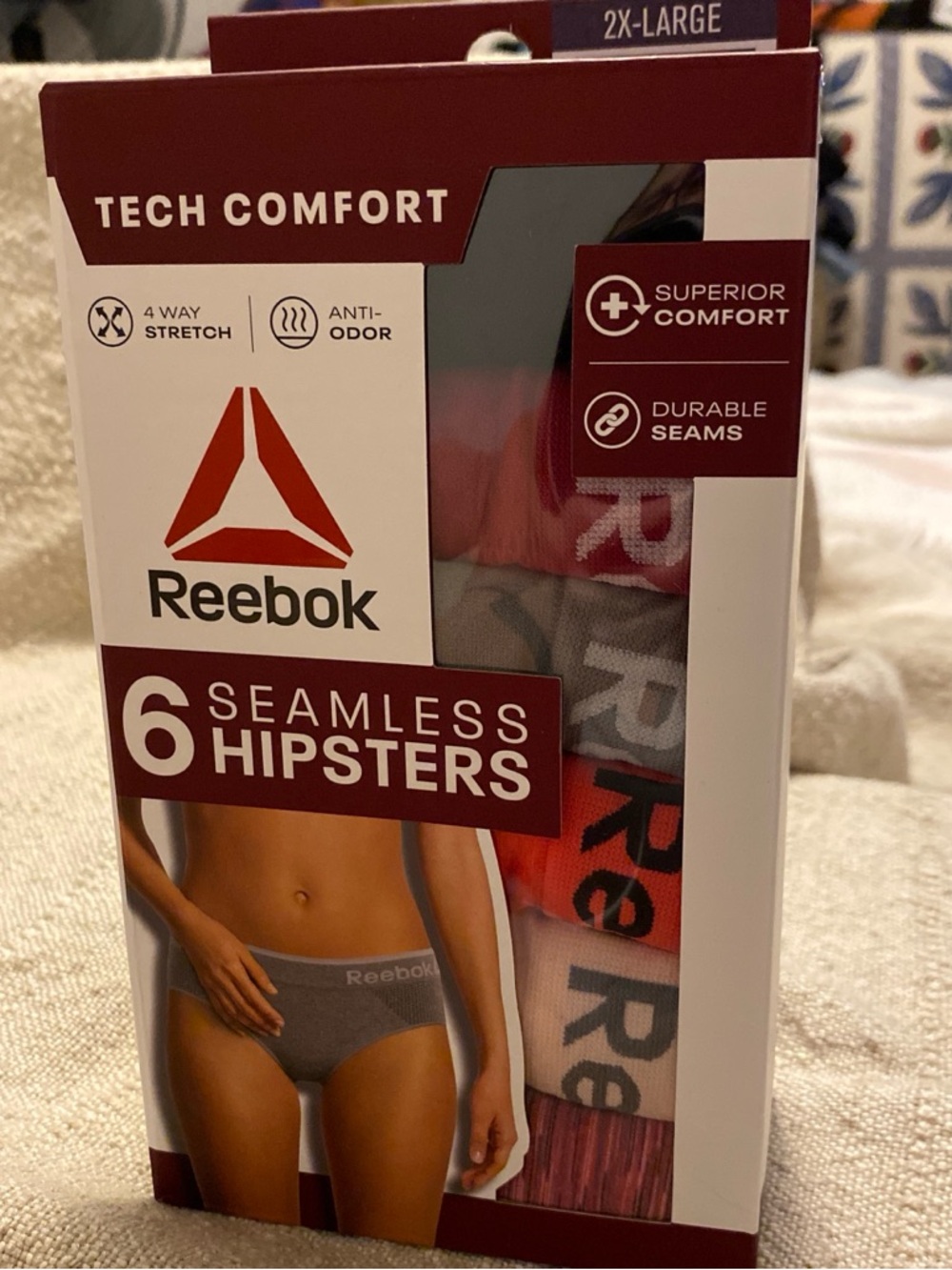 Reebok 6-Pack Seamless Hipsters - Multi colors